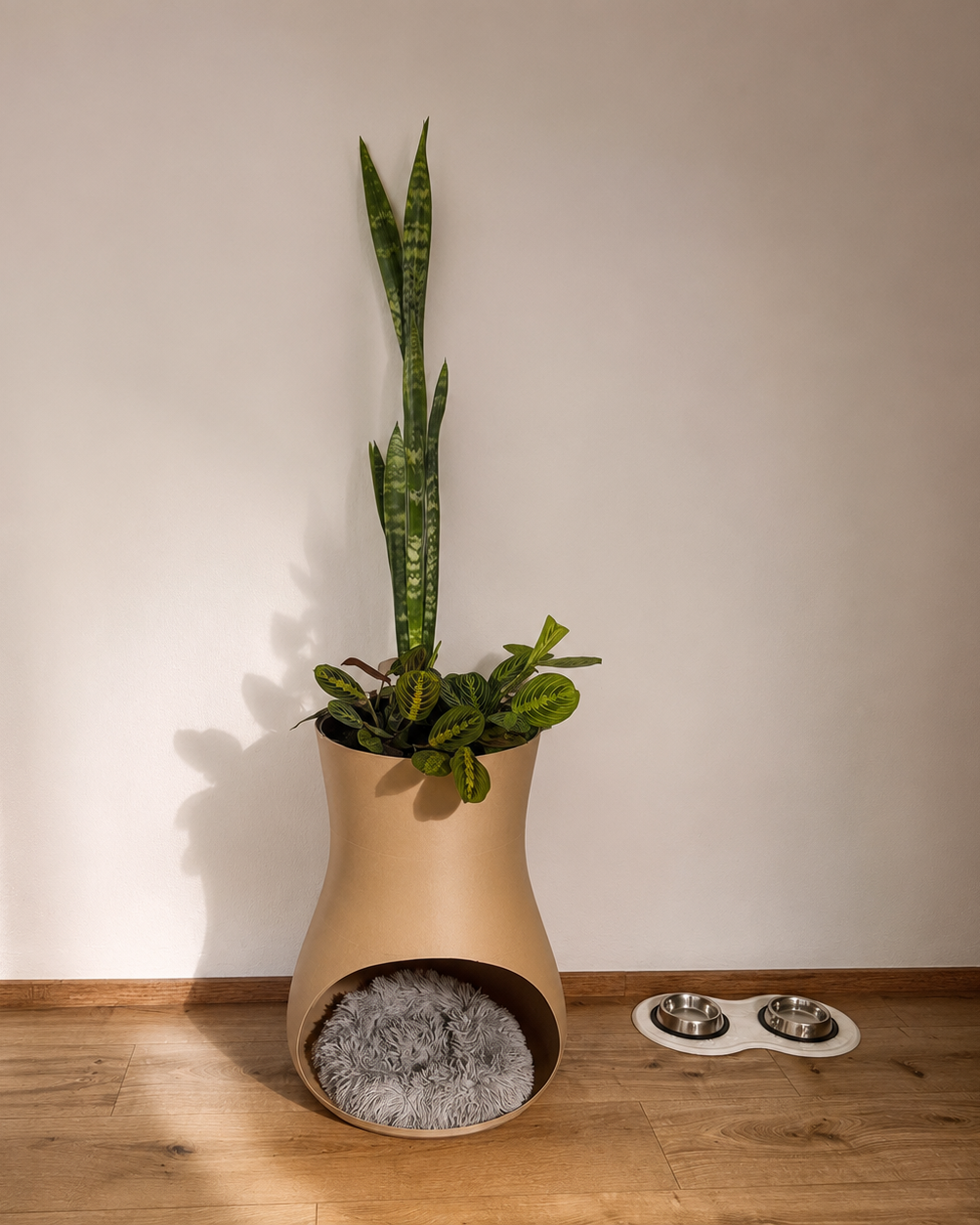 Petalux – Modern Dog Bed & Planter | Pet Accessory