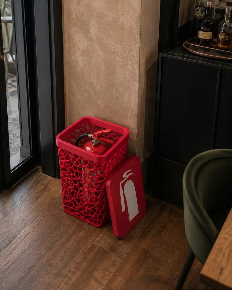 Modern Fire Extinguisher Enclosure