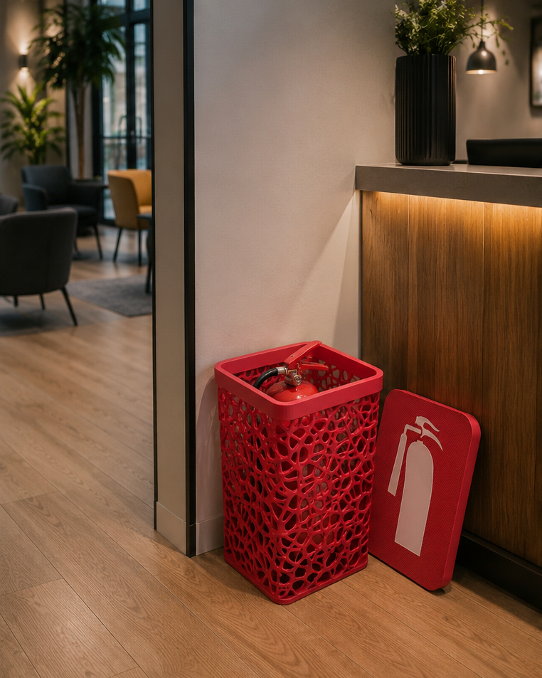 Modern Fire Extinguisher Enclosure